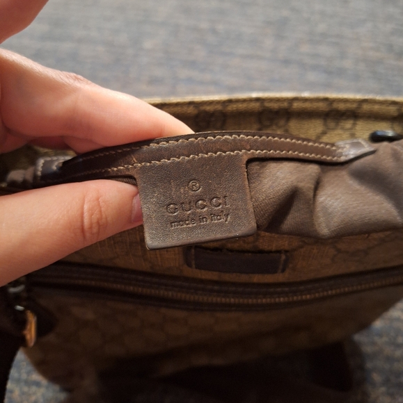 Vintage Gucci Monogram Coated Canvas Project Bag - Picture 14 of 16